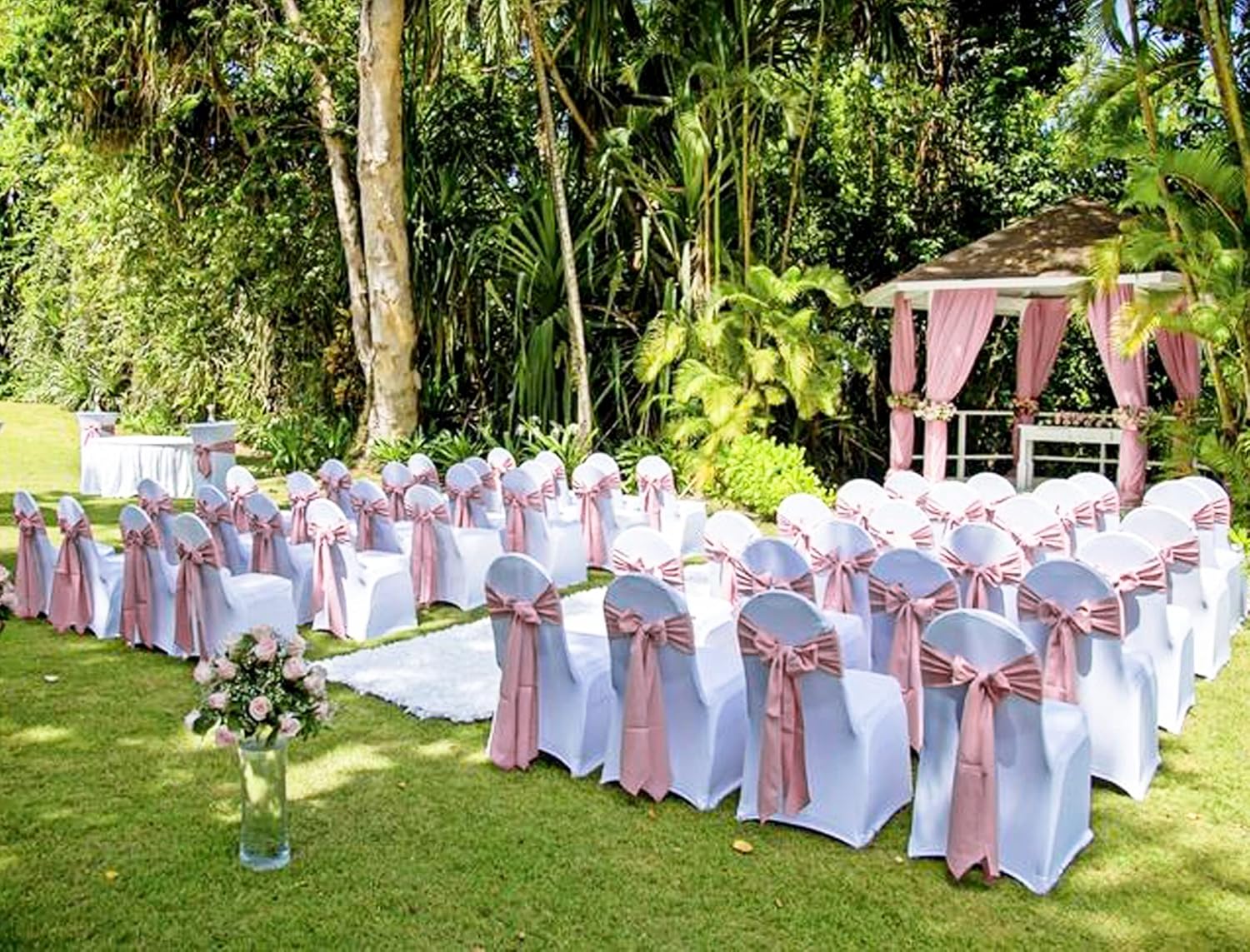 YMHPRIDE 60 cintas de satén para sillas de boda, recepción, cintas decorativas de satén para silla de comedor, para bodas, eventos, fiestas,