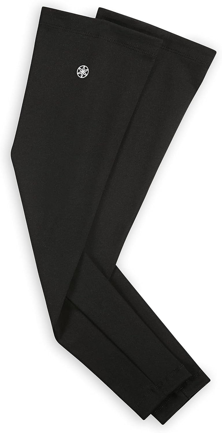 Gaiam – Mangas de compresión de yoga, par de mangas para pilates, entrenamiento, fitness general, soporte de ajuste cómodo para los músculos, se