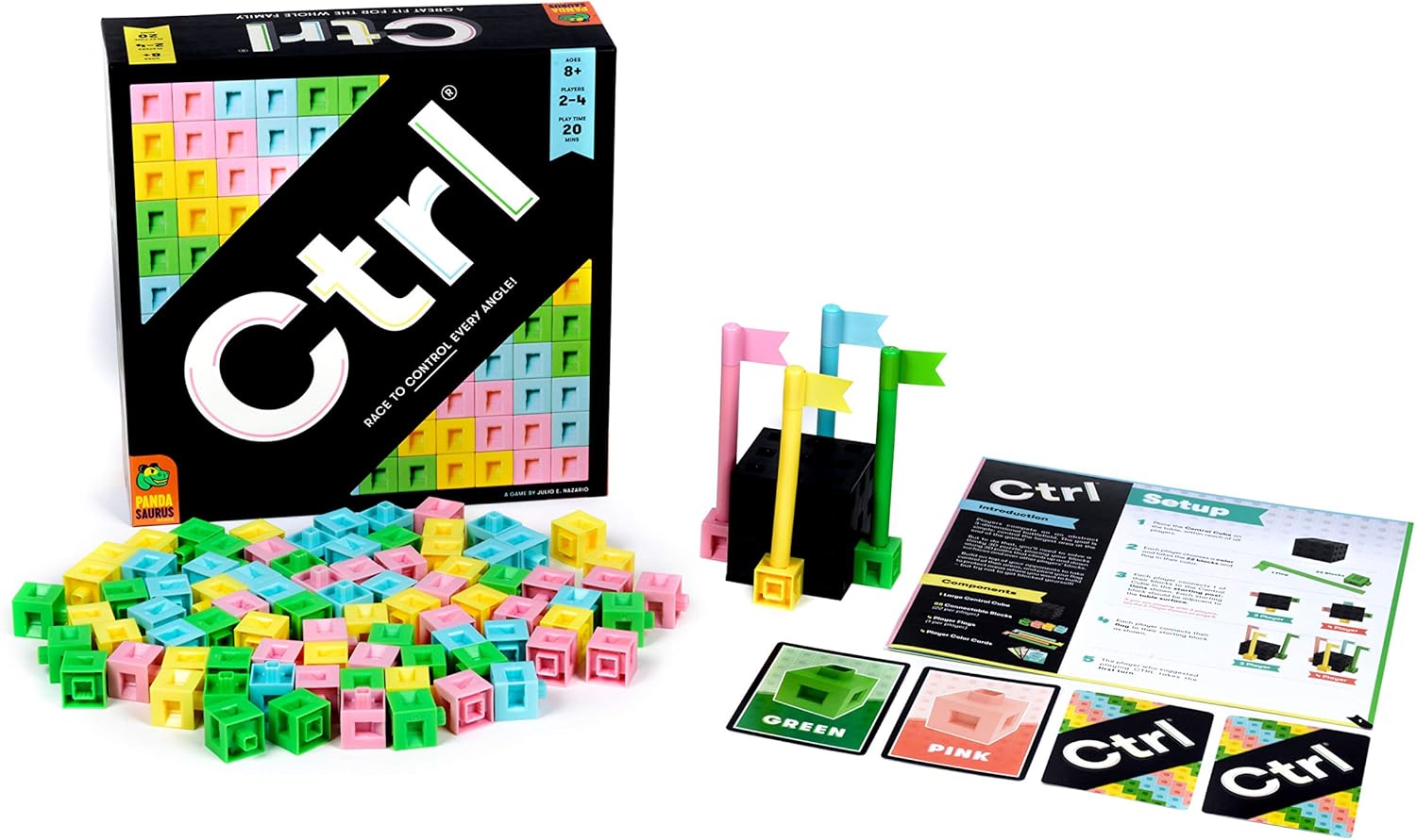 Pandasaurus Games CTRL, negro