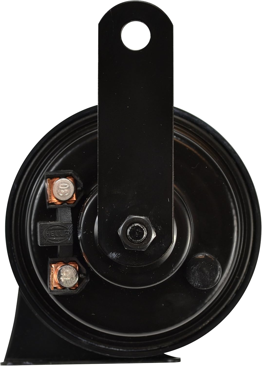 HELLA 012010971 Kit de bocina de trompeta negra de 12 V (paquete de ampollas de ajuste universal)
