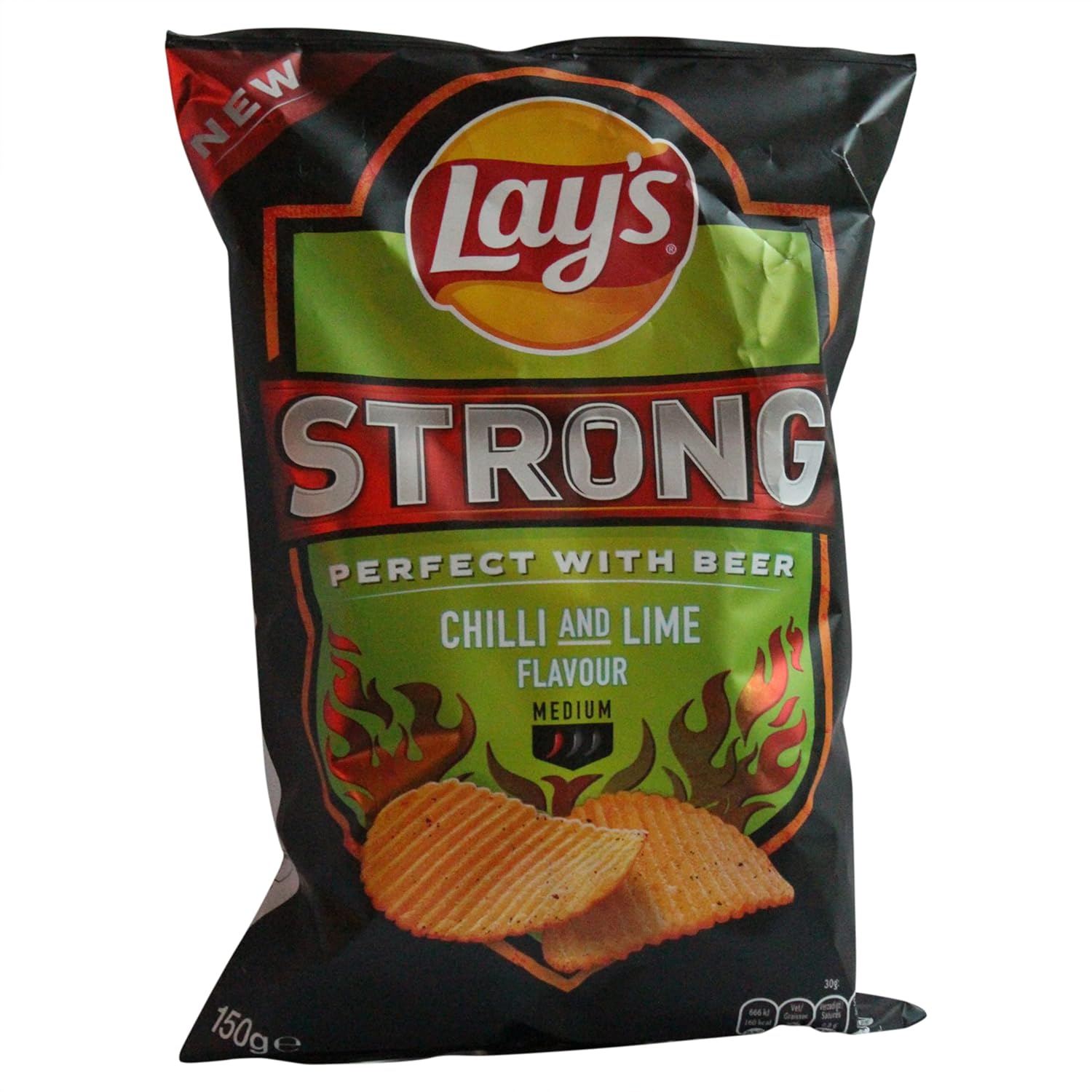 Lays Crisps  Lays Chips  Alas de pollo caliente Lays Crisps  Ponen chips de refrigerio  Peso total de 5.29 onzas
