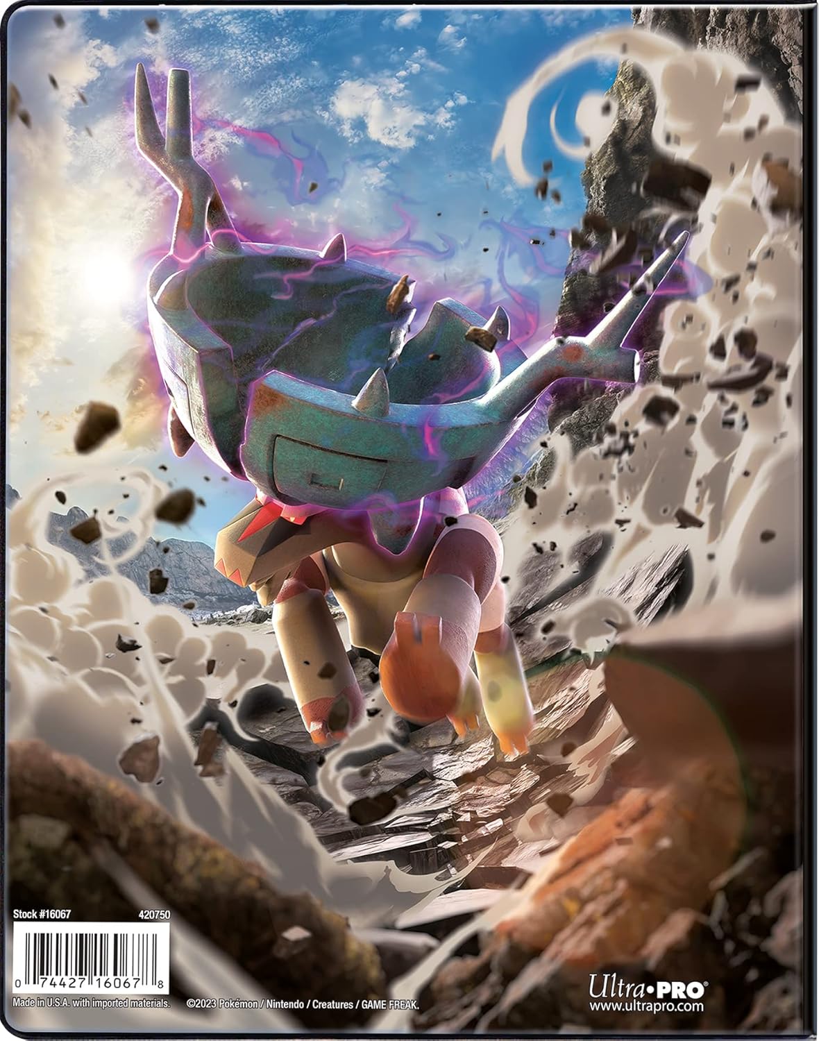 Portafolio de 4 bolsillos para Pokemon Scarlet and Violet Ting-Lu y Chien-Pao