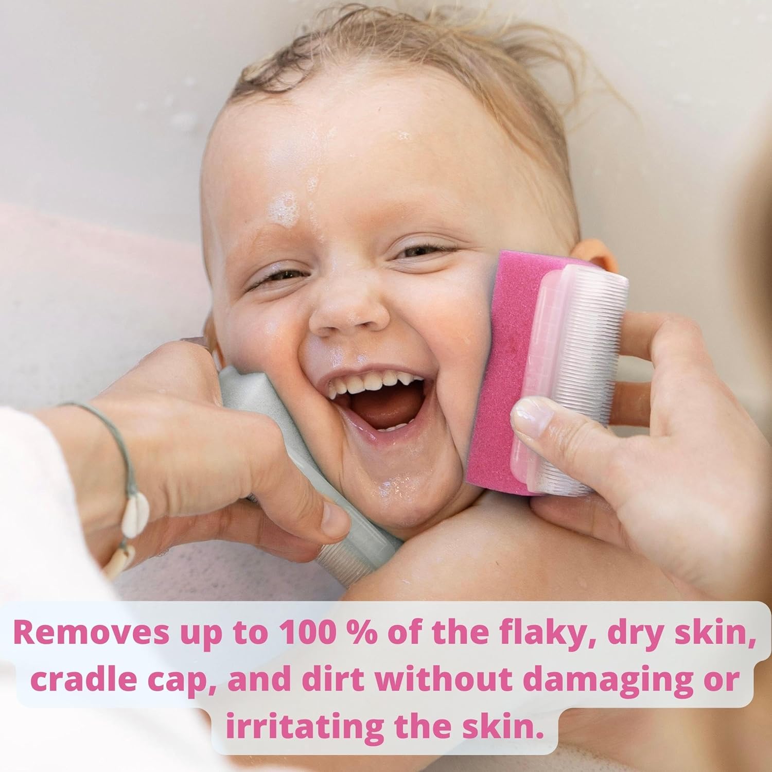 Kit de tratamiento para cuna para bebé niña  Cepillo para cuna de bebé para bebés  Productos esenciales de baño para bebés  Peine para cuna y
