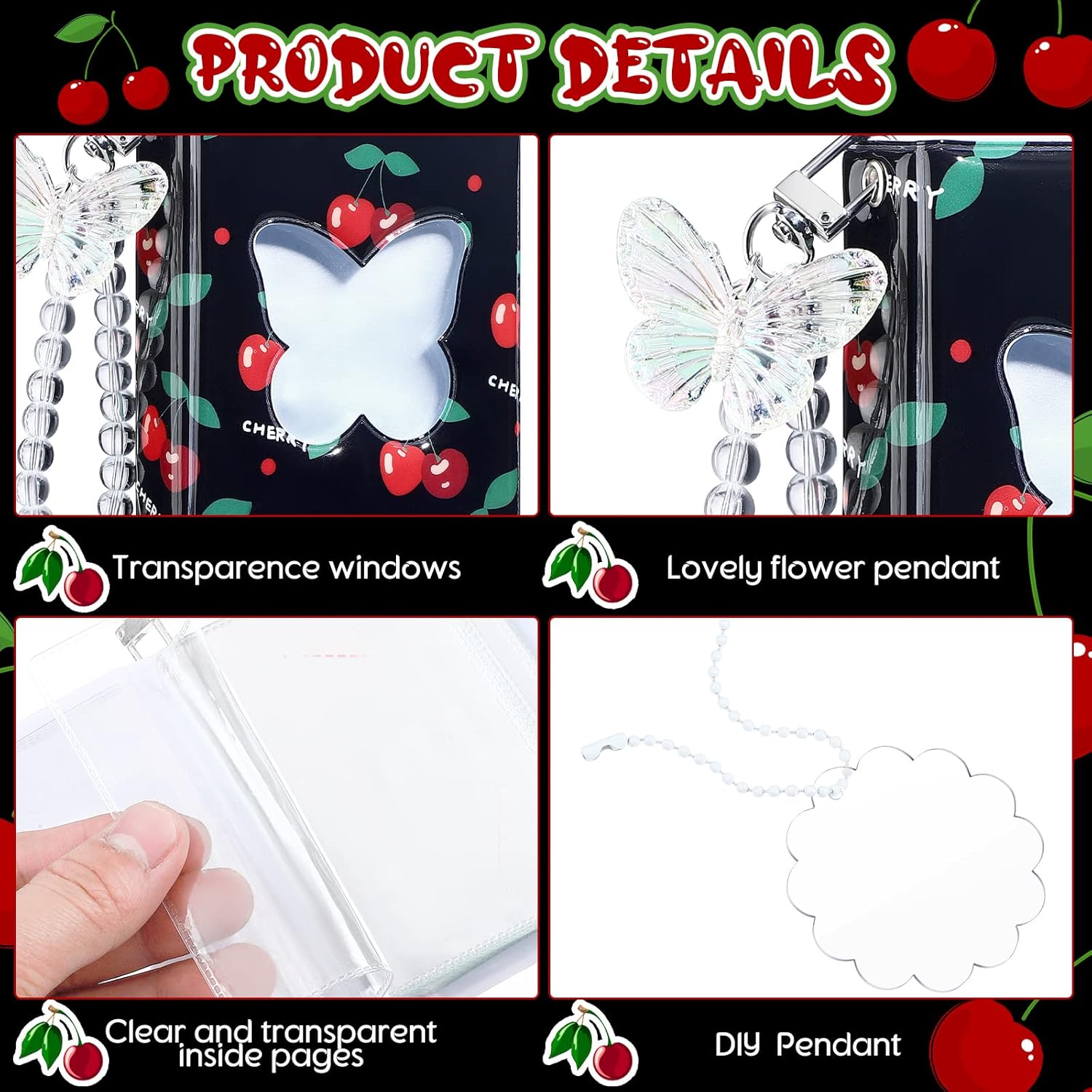 Juego de 3 mini álbumes de fotos de 3 pulgadas, carpeta Kpop para tarjetas fotográficas Kpop, álbum Kpop con colgante y llavero de bricolaje para