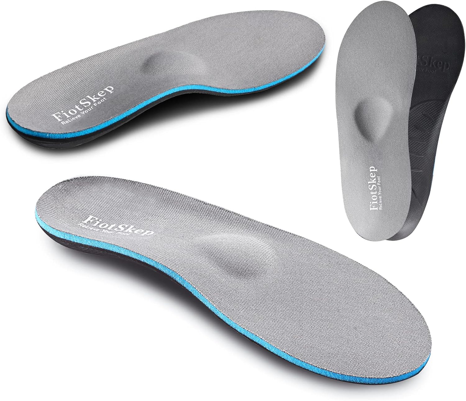 Almohadilla metatarsiana de arco alto para neuroma de Morton, insertos de dolor de bola de pie, fascitis plantar, pies planos, espuma viscoelástica,