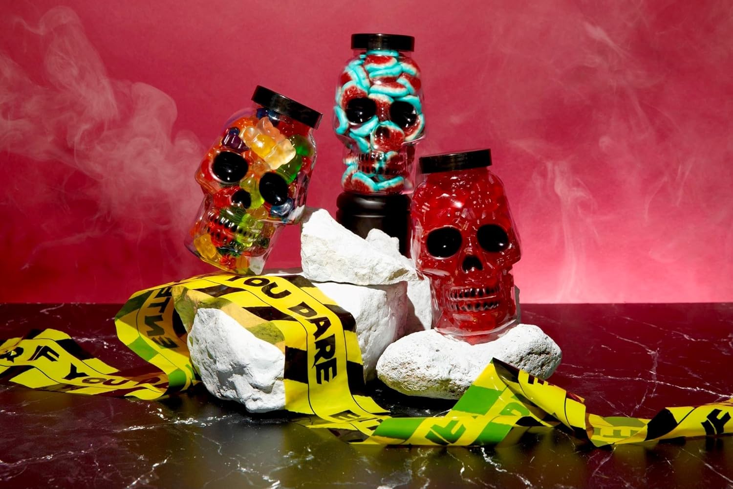 Tarro de dulces de Halloween (Gushing Gummy Brains)