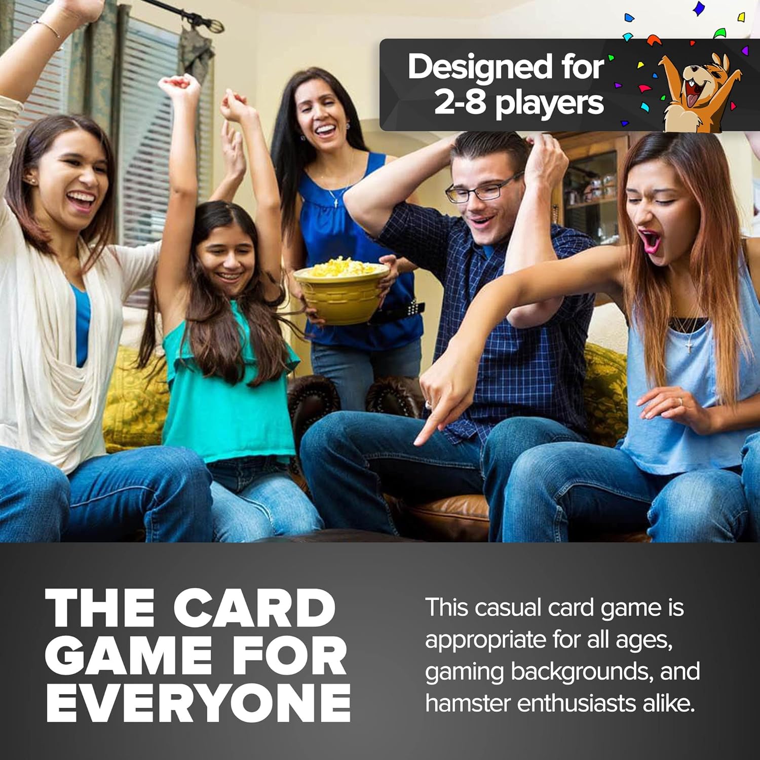 Juegos de cartas de expansión del caos, incluye emocionantes nuevas tarjetas del caos, juegos divertidos para familias en fiestas de pijamas,