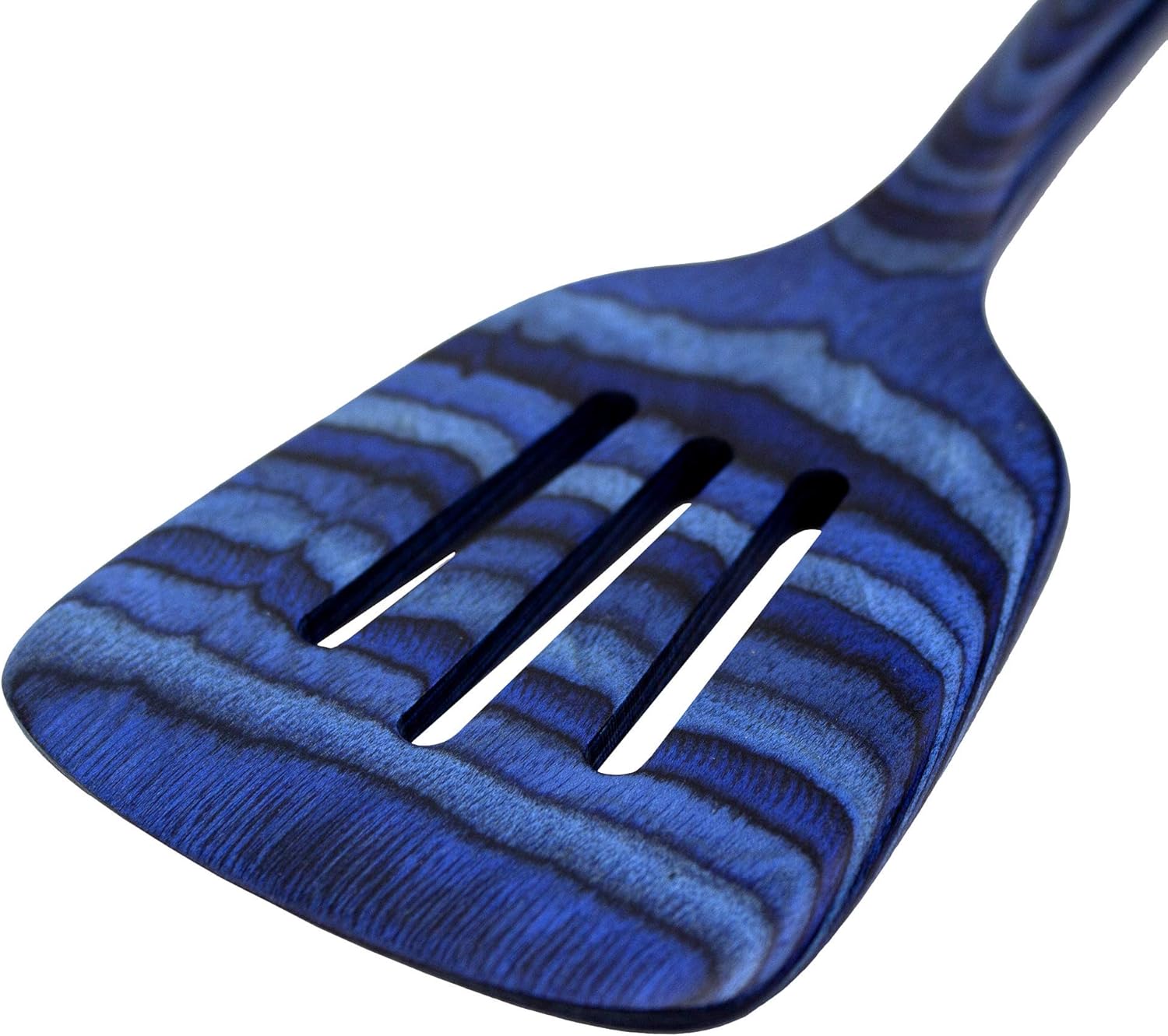 Baltique Malta Collection – Espátula ranurada de madera de 12-12″, segura para antiadherente
