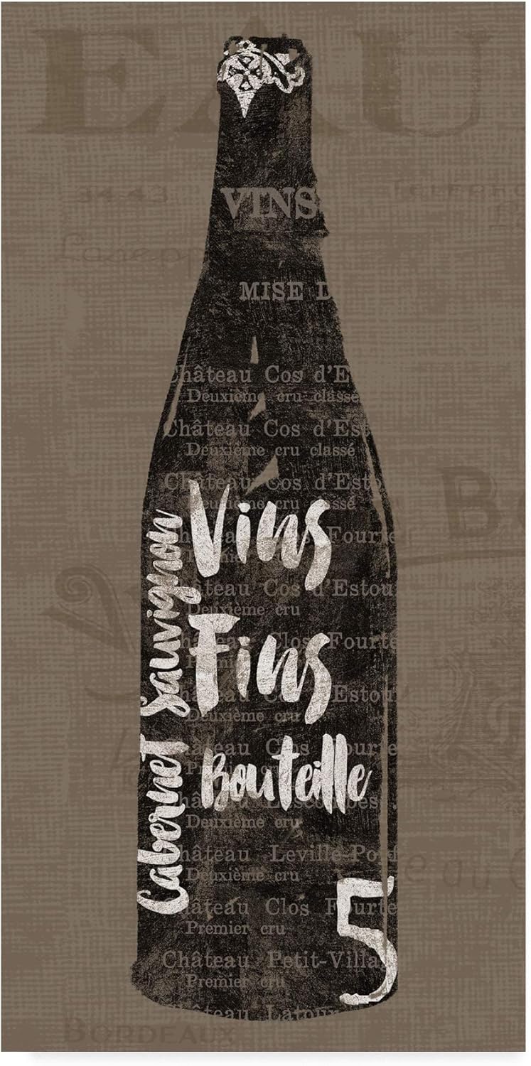 Trademark Fine Art, 16×32-Inch Linen Wine II de Sue Schlabach