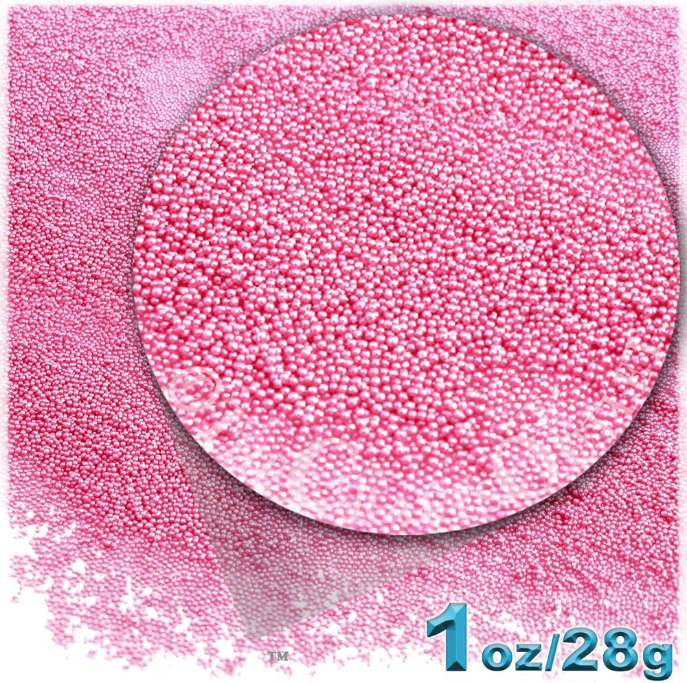 The Crafts Outlet Acabado Opaco, Vidrio, Microperlas 0.024 in, Ideal para Caviar, Perla Opaco