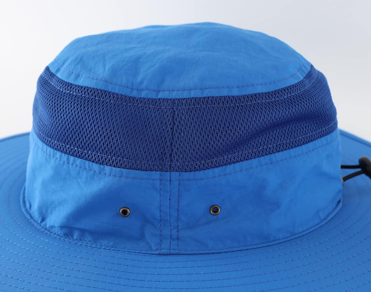 Home Prefer – Sombrero para hombre con protección solar UPF 50+ de ala ancha y sombrero para pesca resistente al viento