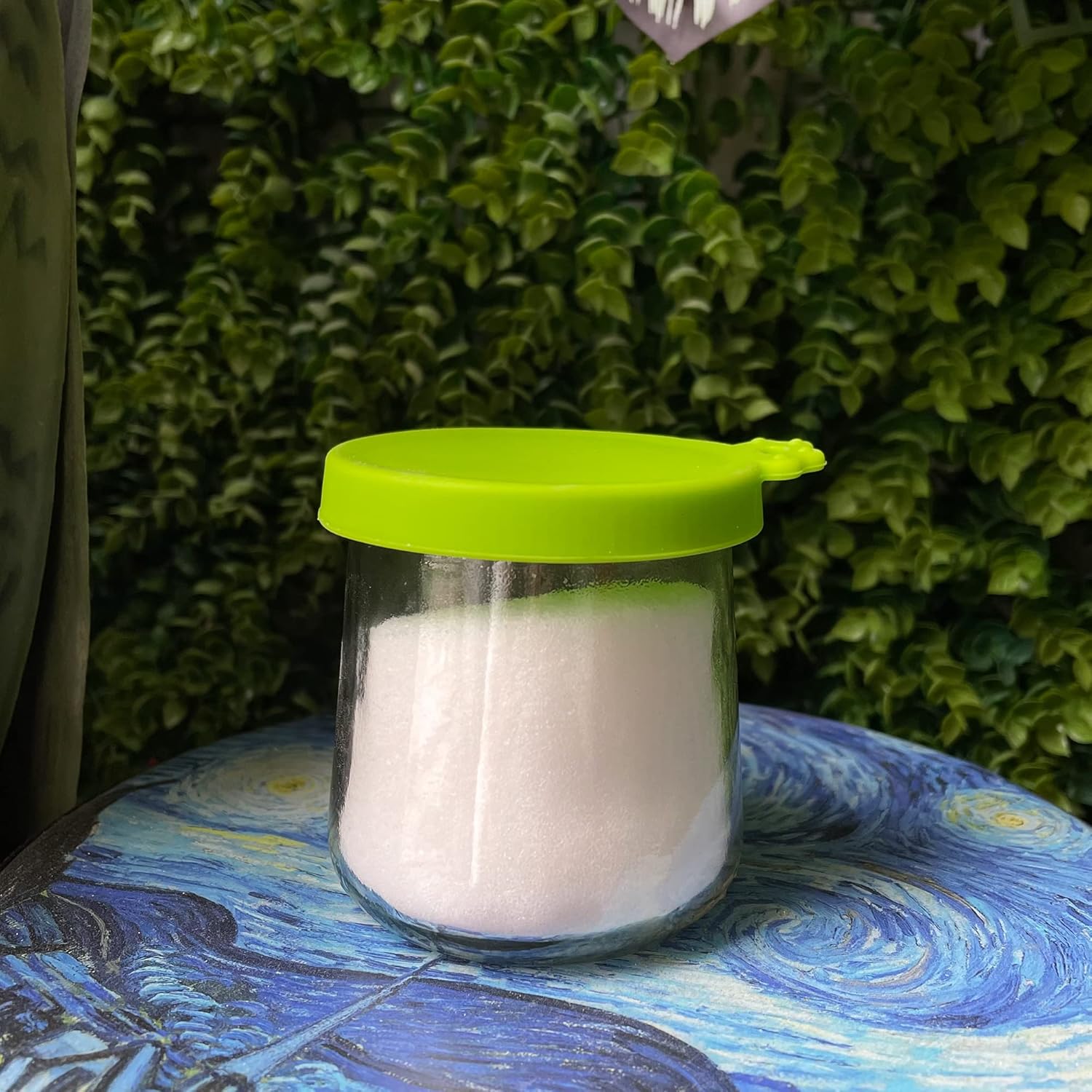 Oui – Tapas para tarros de yogur, paquete de 9 tapas Oui para recipiente de yogur Yoplait, selladas contra fugas, tapas de silicona para tarros de