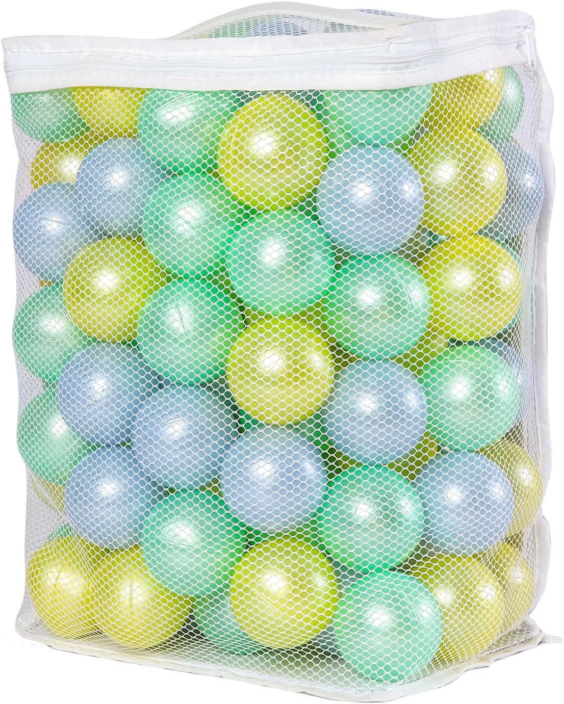 Realhaha Pelotas de piscina para bebé, temática oceánica, paquete de 100 unidades, crea una aventura submarina para tu pequeño, 3 colores de perlas