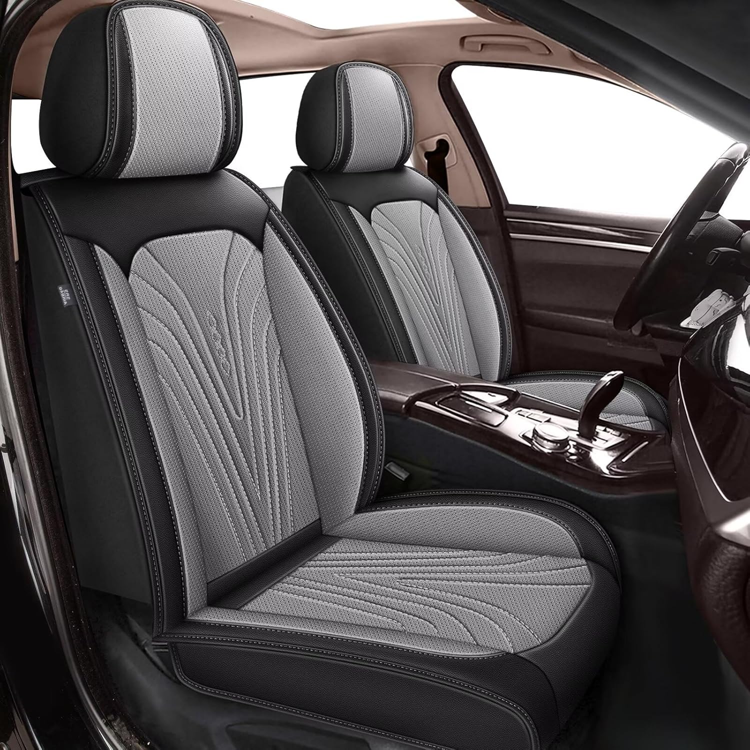 Funda de asiento para ChevyChevrolet Trailblazer 2021-2024, juego completo de 5 asientos de automóvil, fundas de asiento de cuero, impermeables,