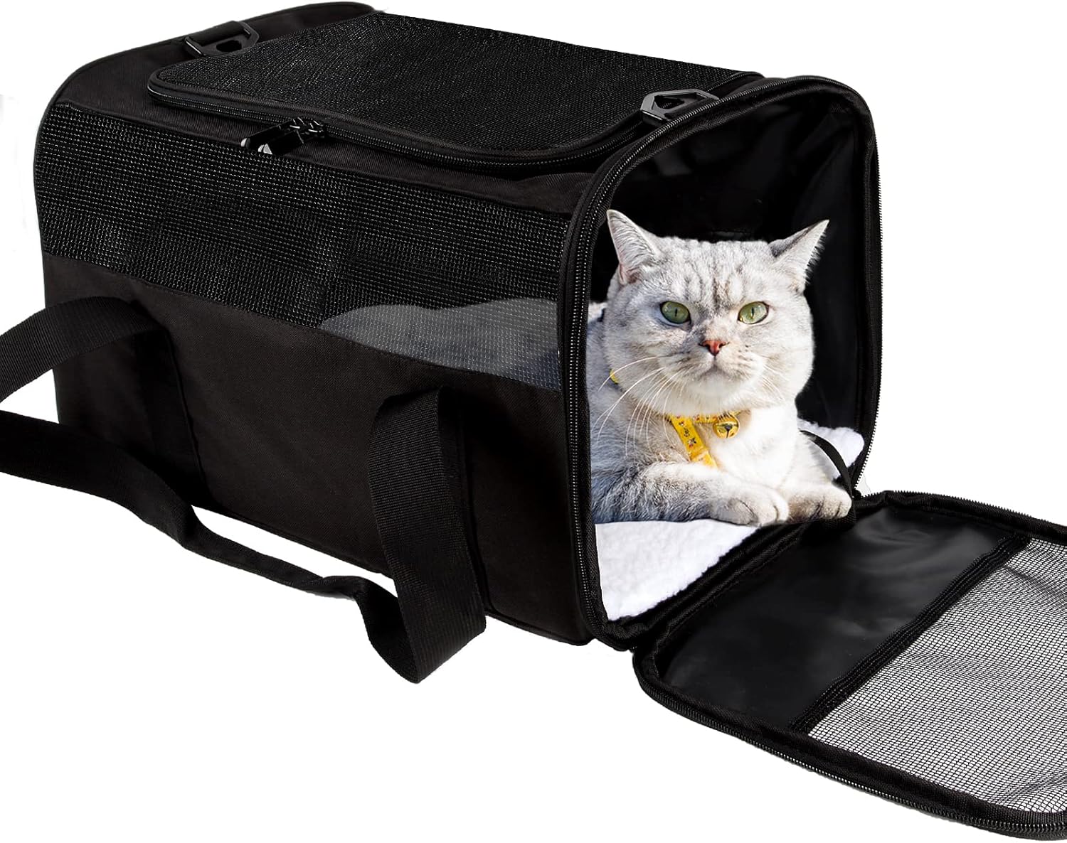 Toptasta – Transportadores para gatos y gatos, de lados suaves, duraderos, para gatos pequeños, medianos, perros, cachorros, 15 libras y 20 libras,