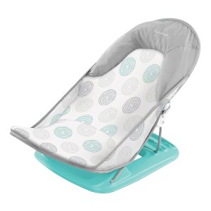Summer Infant Asiento de baño de lujo para bebé, soporte ajustable para fregadero o bañera, incluye 3 posiciones reclinables, puntos punteados Summer Infant Asiento de baño de lujo para bebé, soporte ajustable para fregadero o bañera, incluye 3 posiciones reclinables, puntos punteados