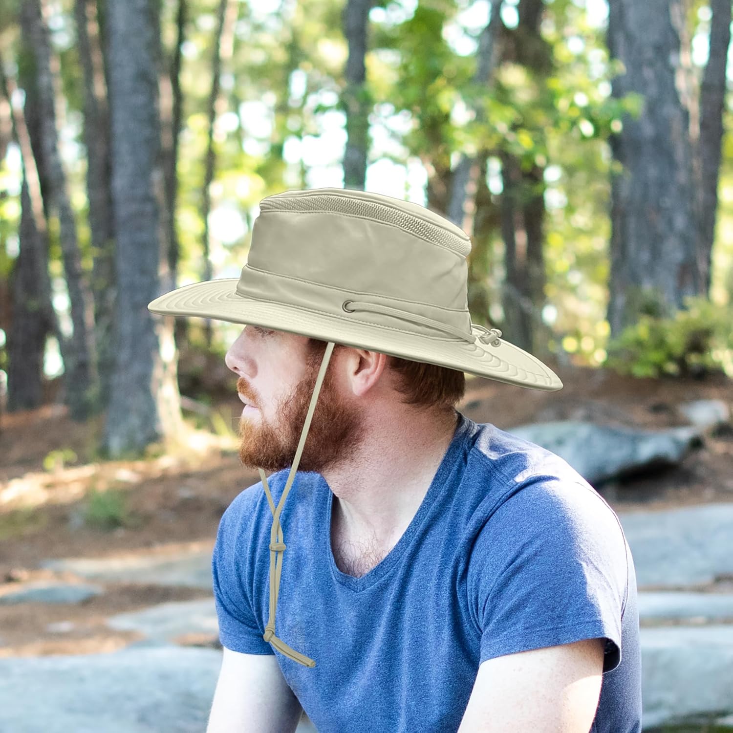 KANUT SPORTS Cimarron Safari Sun Hat con ala ancha protección solar sombrero de verano para mujeres y hombres