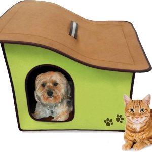 Penn-Plax Casa suave portátil para perros o gatos más pequeños, verde, ideal para viajes, dale a tu mascota la comodidad de una casa de perro de Penn-Plax Casa suave portátil para perros o gatos más pequeños, verde, ideal para viajes, dale a tu mascota la comodidad de una casa de perro de