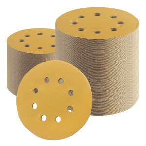 Paquete de 250 discos de lijado de 5 pulgadas con 8 agujeros de gancho y bucle, papel de lija de órbita aleatoria de grano 240 Paquete de 250 discos de lijado de 5 pulgadas con 8 agujeros de gancho y bucle, papel de lija de órbita aleatoria de grano 240