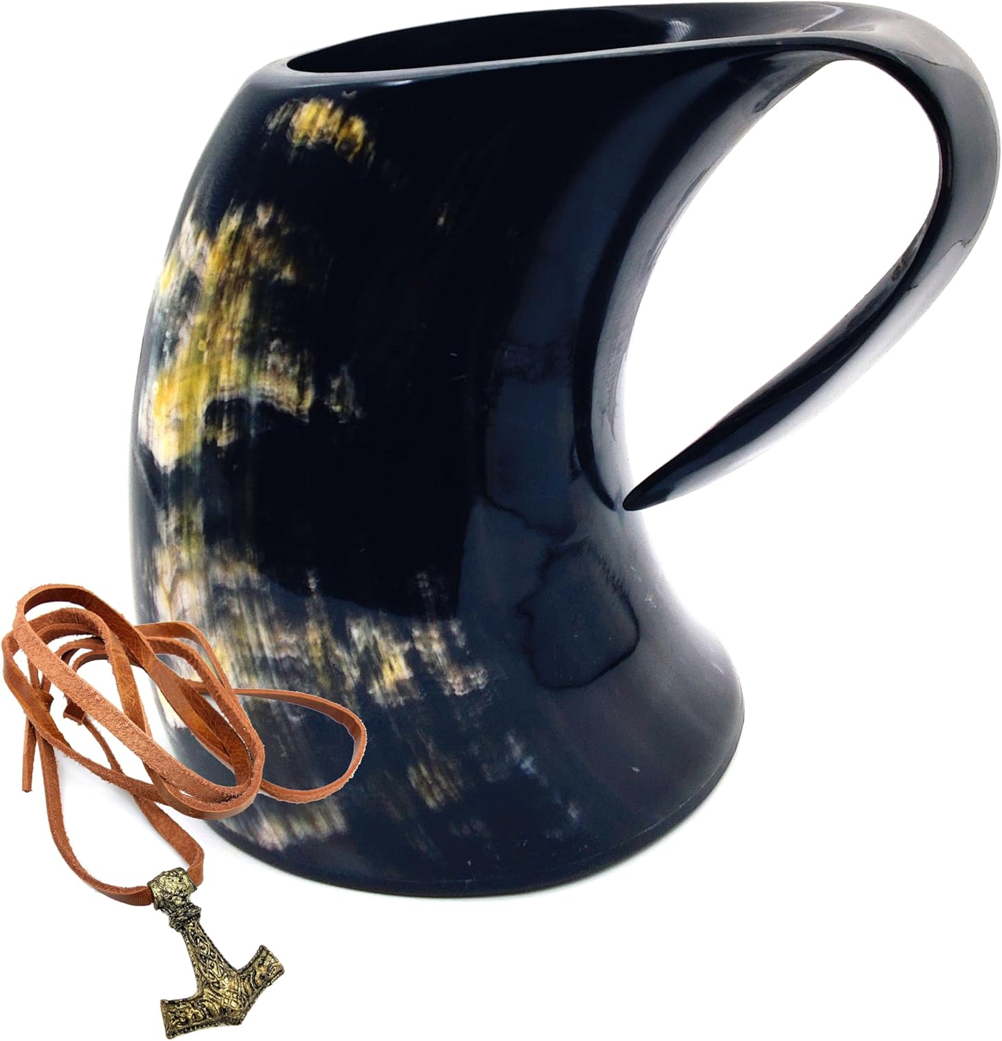 ‘s Vikings Valhalla Cup Cuerno para beber 16 onzas fluidas Jarra Auténtica Medieval Inspirada Nórdico Taza para beber cerveza vino mead ale Vikings