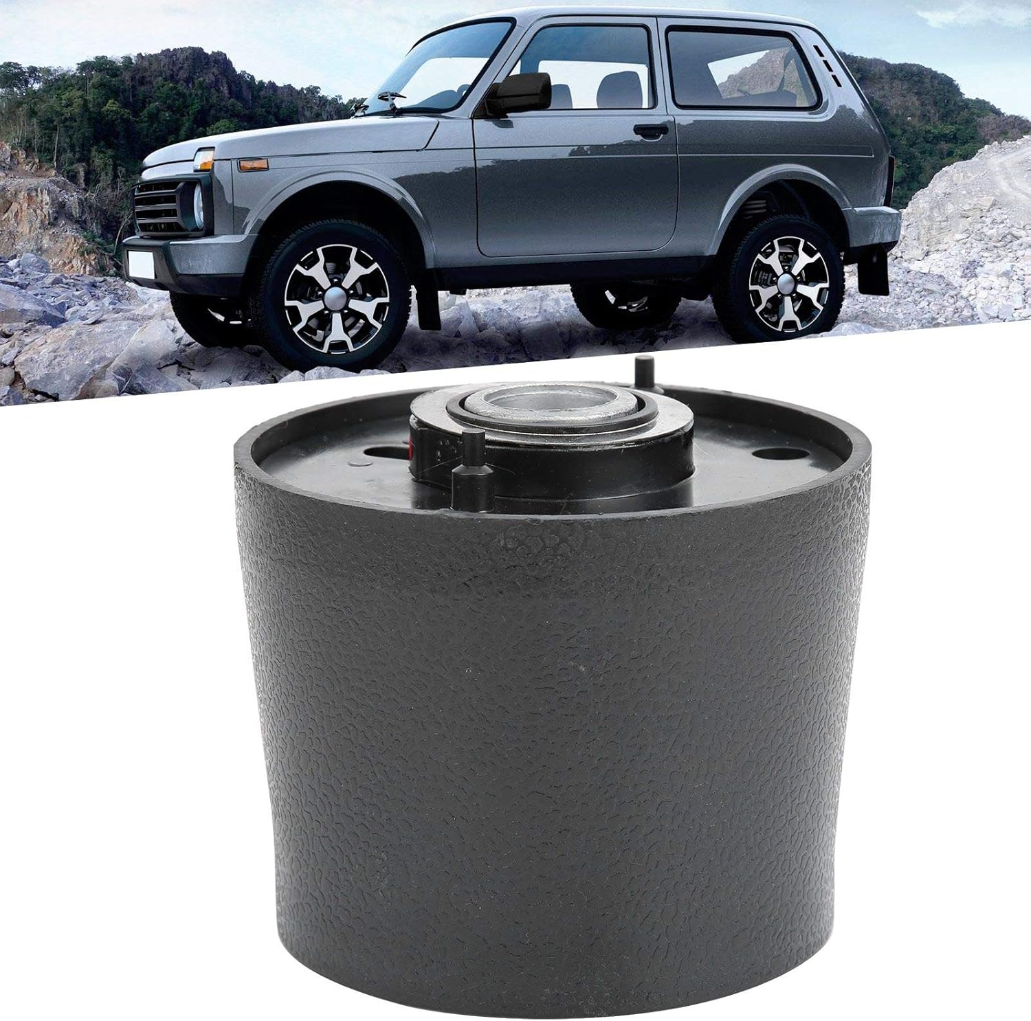 Adaptador del cubo del volante, Conector de la base del volante del coche Eje de dirección para LADA