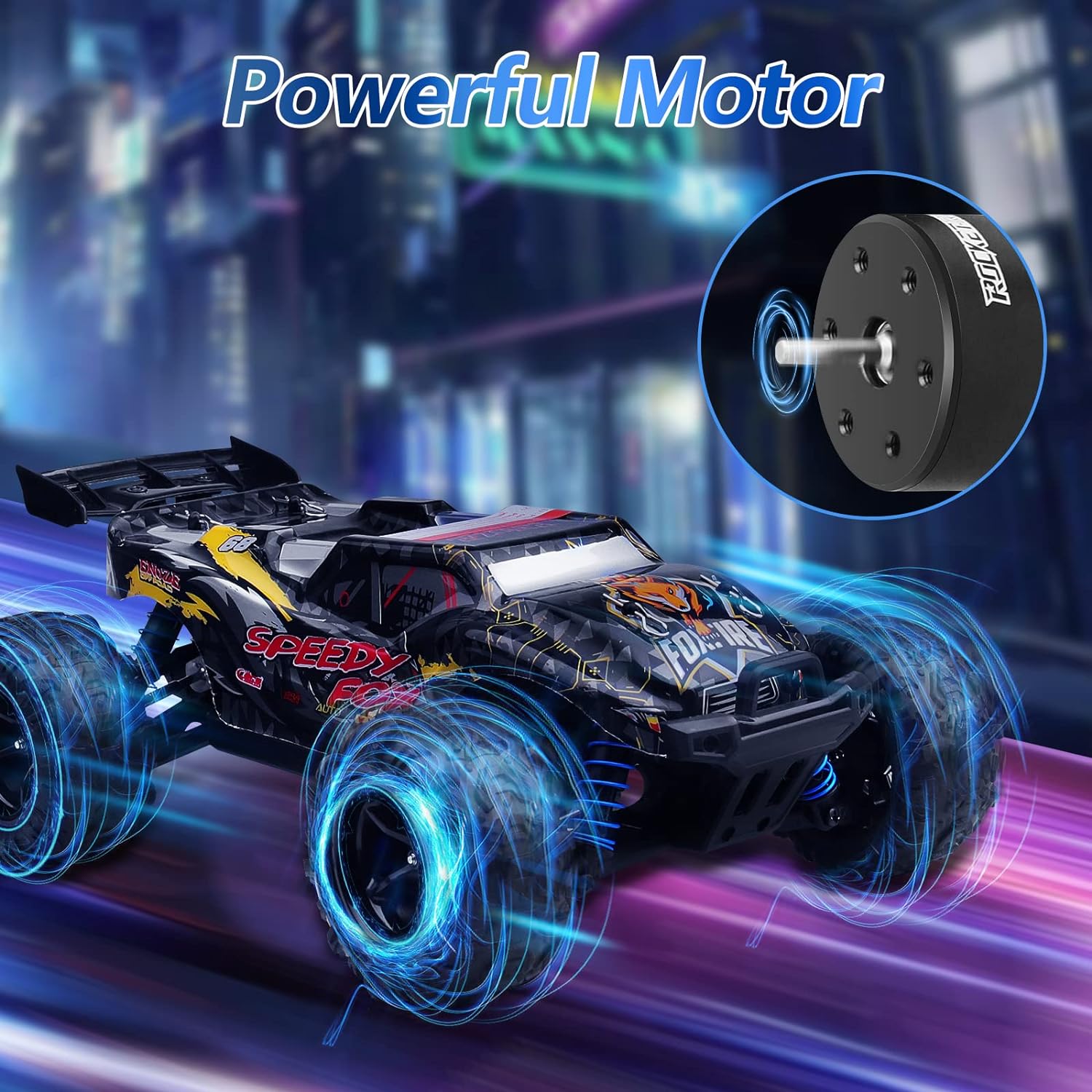 Motor sin escobillas de coche RC 110 540 3650 5200KV 0.125 in eje de alta velocidad impermeable motor para la mayoría de 110 vehículos RC escala