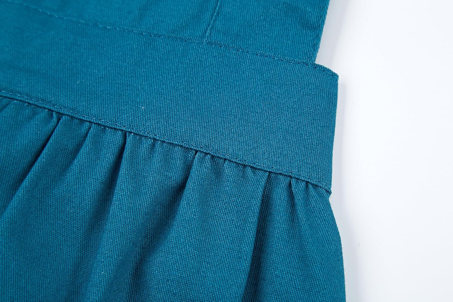 Hyzrz Delantales retro ajustables con volantes con bolsillos para mujeres y niñas, vintage, espalda cruzada, vestido de sirvienta, delantal para