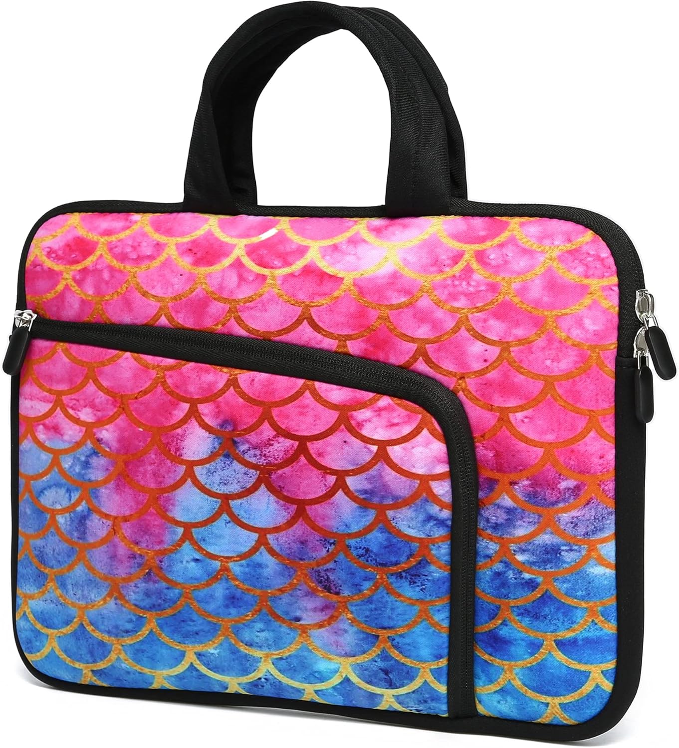 Funda de neopreno para portátil de 14, 15, 15,4 y 15,6 pulgadas, funda de neopreno suave con bolsillos adicionales para Dell Lenovo Toshiba HP