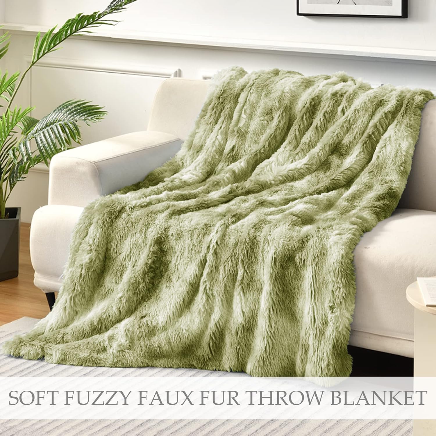 Exclusivo Mezcla Manta de cama de piel sintética tamaño Queen, súper suave, mullida y afelpada, reversible, manta de forro polar Sherpa y mantas
