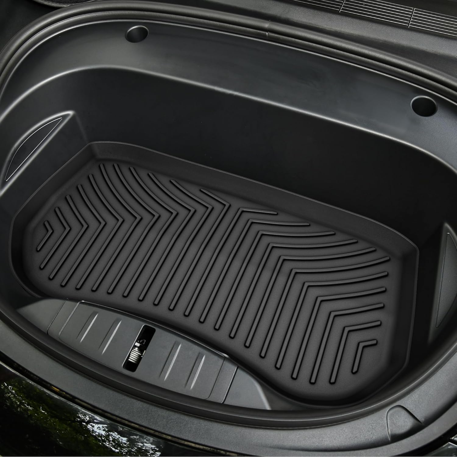 OEDRO Juego de alfombrillas para Tesla Model 3 2020-2023, de ajuste personalizado, TPE 3D, impermeables, antideslizantes, alfombrillas delanteras y