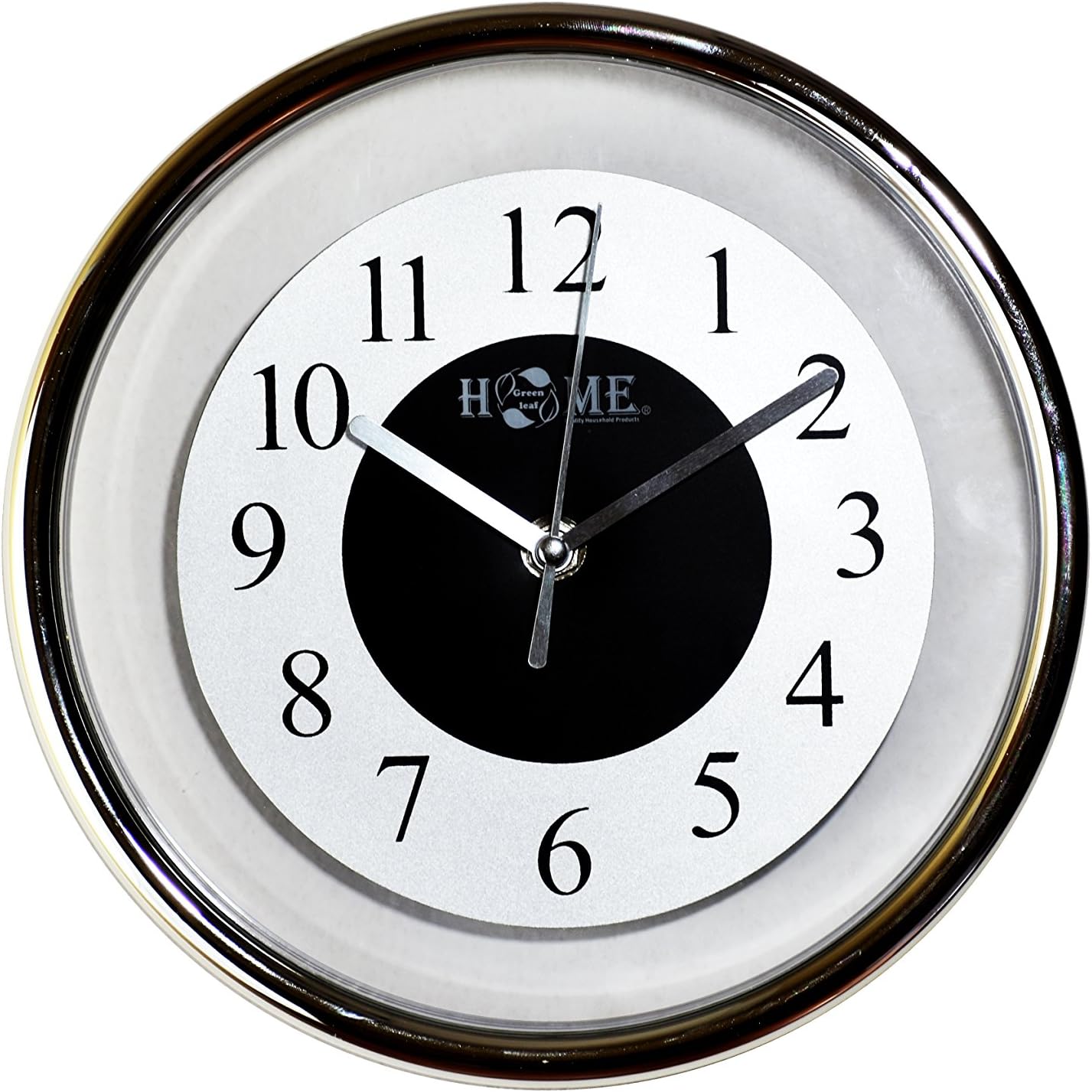 Uniware CL350SL Reloj de pared moderno con estilo (plata)