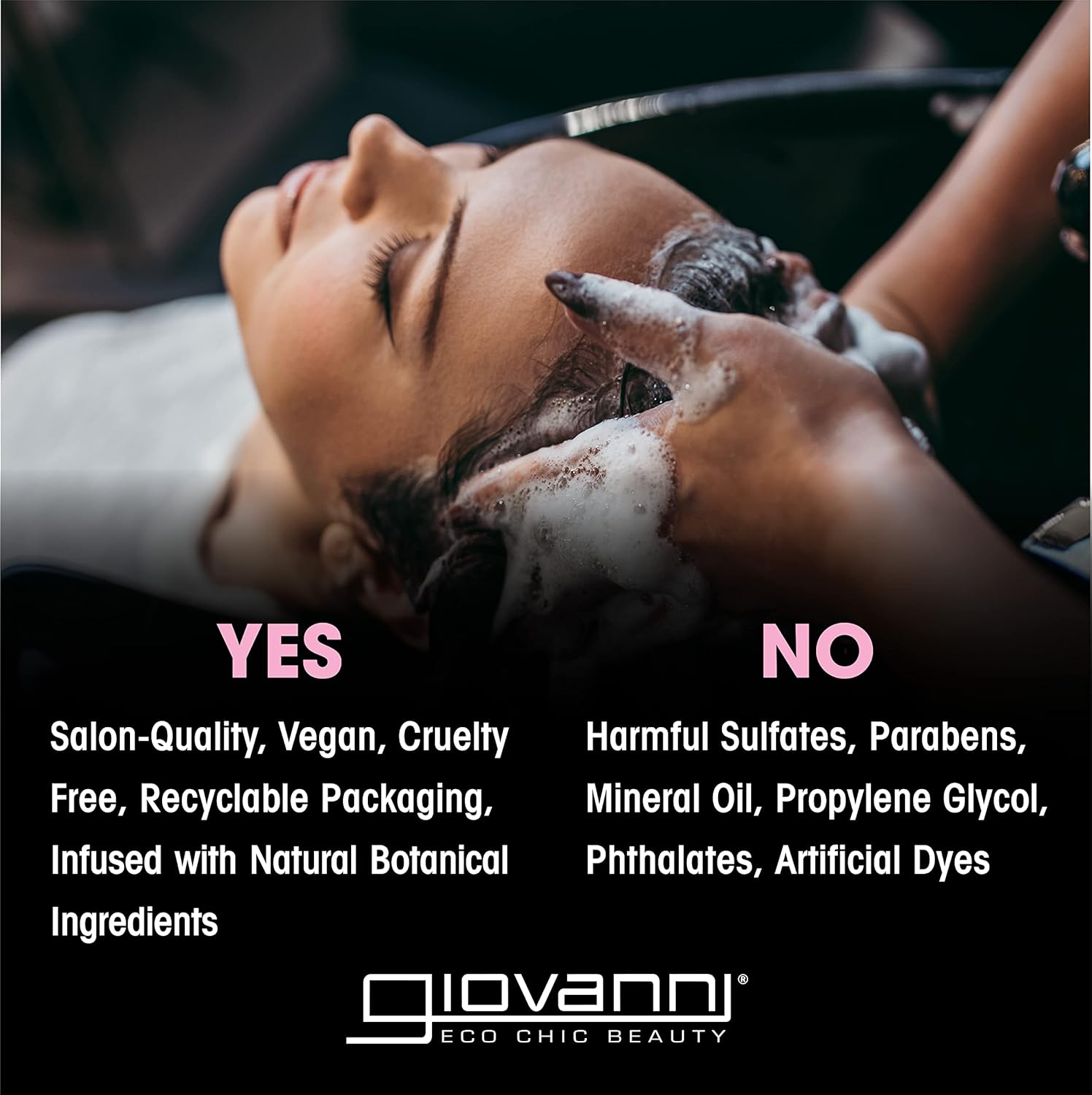 GIOVANNI 2chic Acondicionador Ultra-Shine, 24 oz.  Todo tipo de cabello, complejo de doble domesticación de aceite de semilla de Tsubaki y té