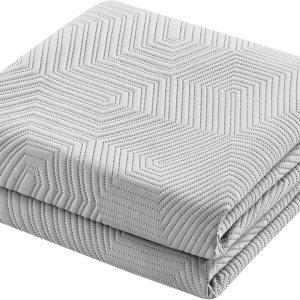 New York & Company Ridge – Juego de edredón de 3 piezas contemporáneo en forma de Y, fundas de almohada incluidas, Queen, gris New York & Company Ridge – Juego de edredón de 3 piezas contemporáneo en forma de Y, fundas de almohada incluidas, Queen, gris