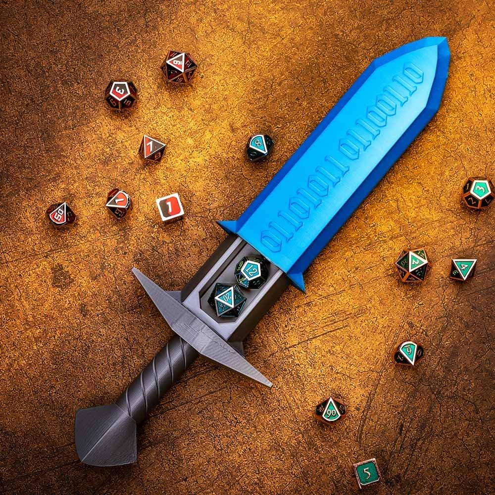 Soporte para dados de daga de diseño personalizado para almacenamiento de dados, juego de rol personalizado  DND RPG D&D Dungeons and Dragons GiftQ