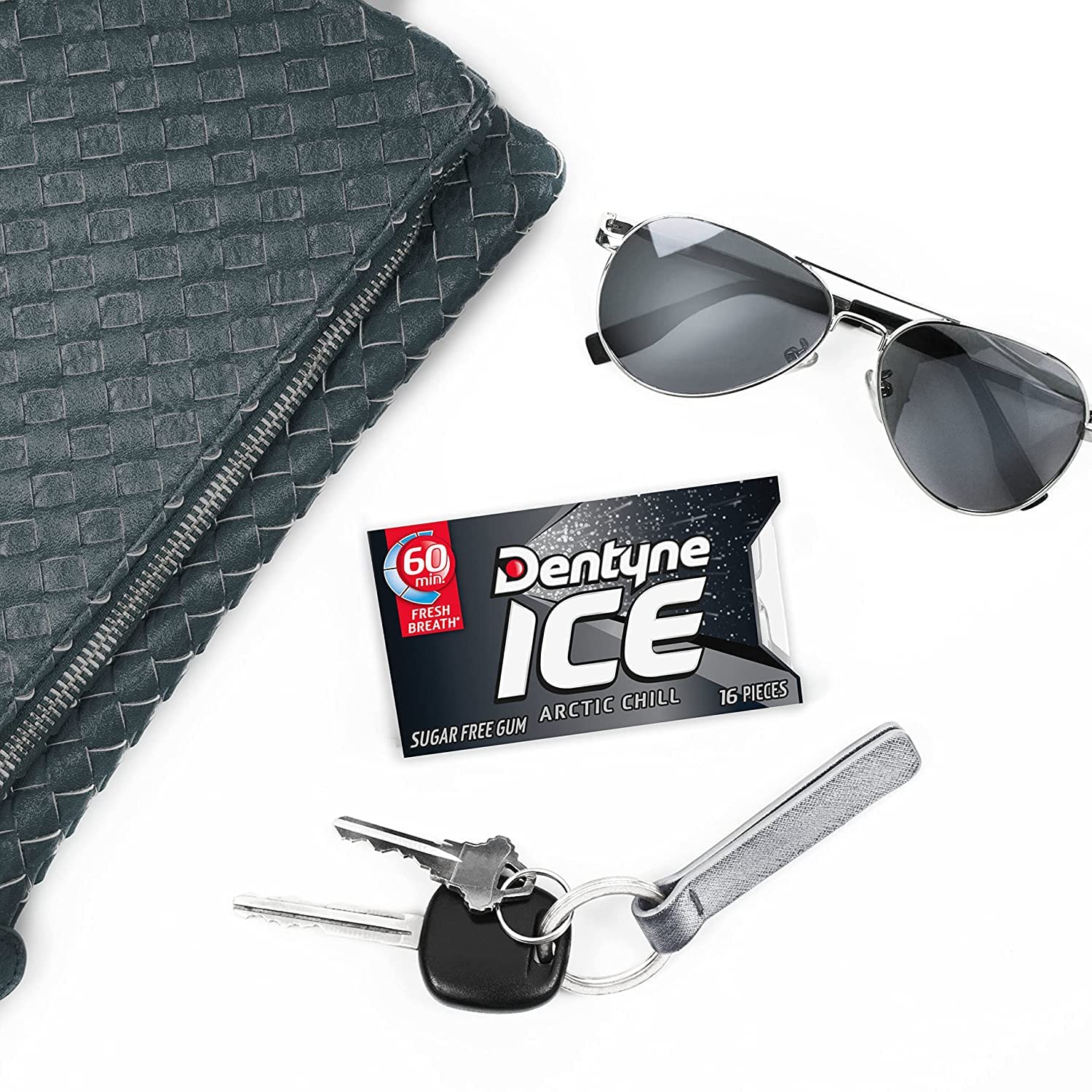 Dentyne Fire & ICE – Dentyne Fire Spicy Cinnamon (5) y Dentyne Ice Arctic Chill (5) goma de mascar sin azúcar. Total de 10 paquetes en una caja de