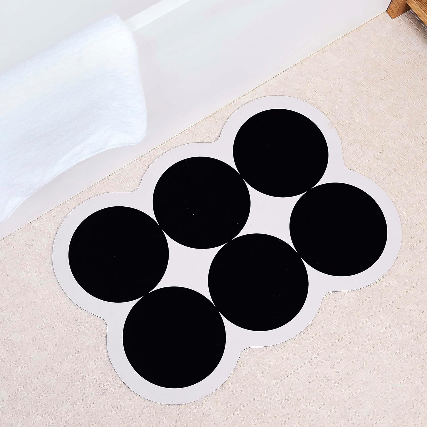 Diatomite – Tapete de baño de piedra suave, antideslizante, súper absorbente, de secado rápido, 27 x 17 pulgadas, para ducha, cocina, bañera