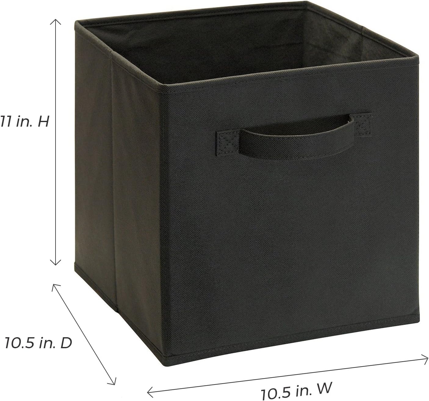 Cajón de tela cúbico ClosetMaid 11469, morado, empaque de 2