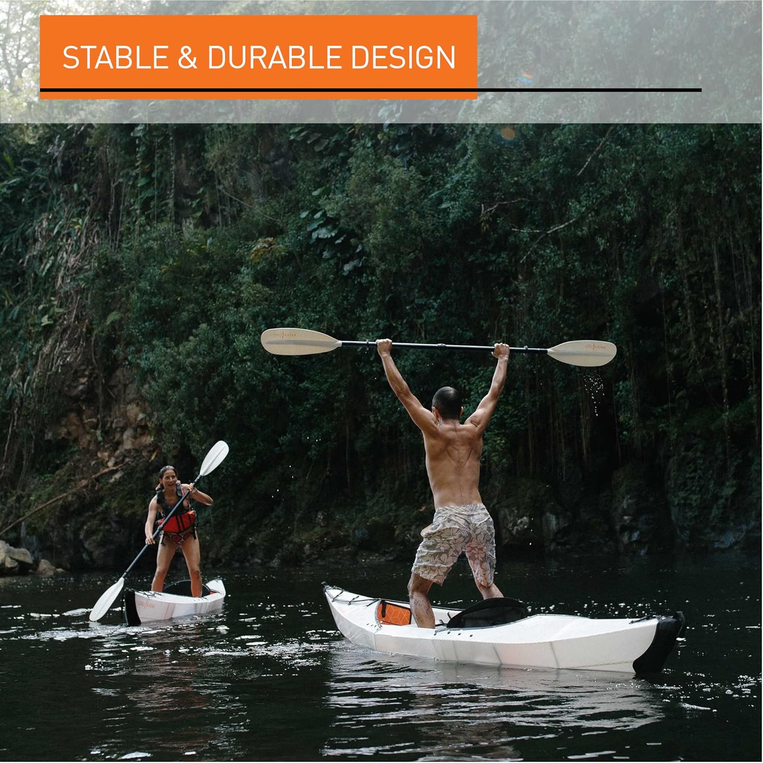 Oru Kayak Beach LT  Stable, Durable, Light – LakeRiver Kayaks – Beginner, Intermediate – for Day Trips, Picnics, and Casual Fun with Family and