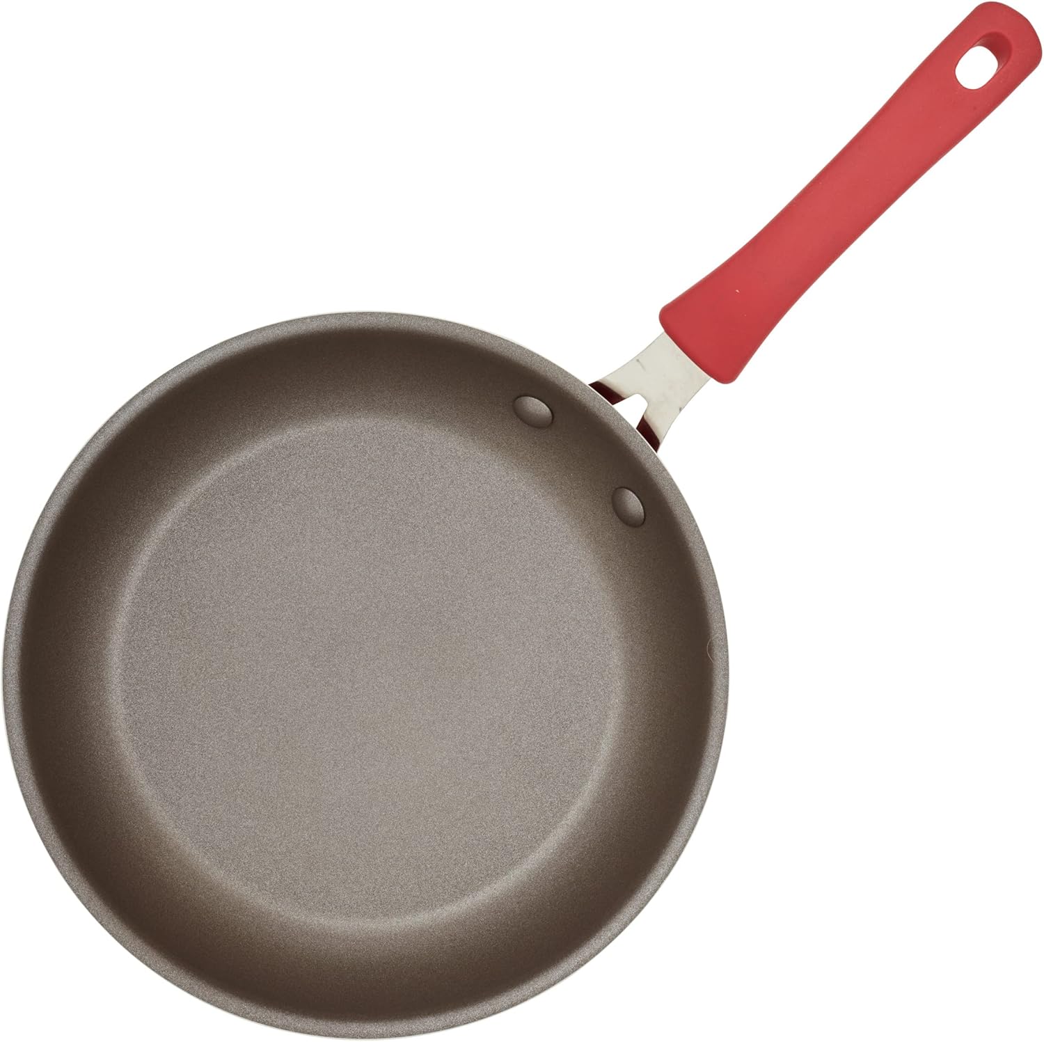 Rachael Ray Cook + Create – Sartén antiadherente, 10 pulgadas, color rojo