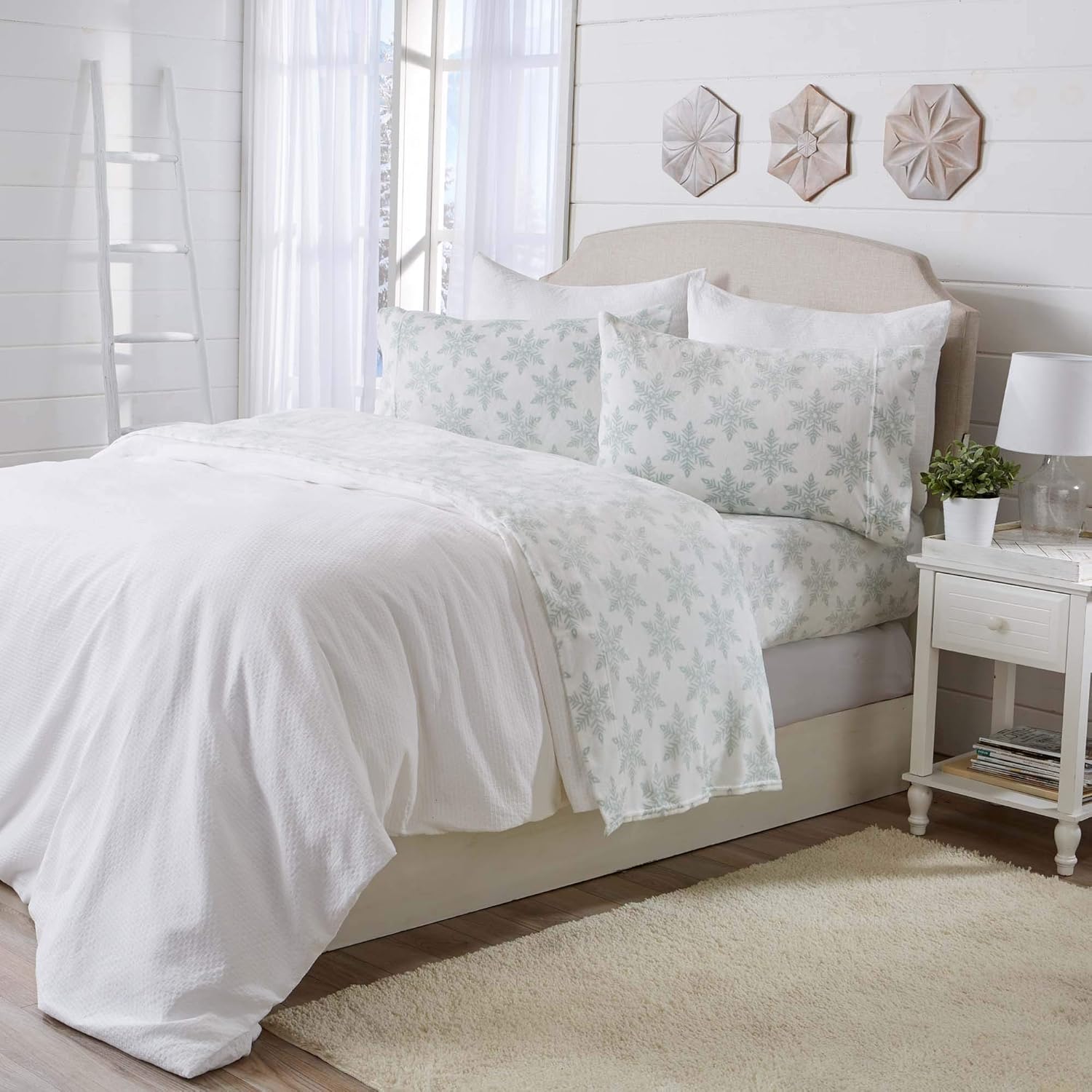 Great Bay Home Juego de sábanas de microvellón de terciopelo suave, no hacen bolitas, bolsillo profundo, colección Lavish Sherpa Velvet Luxe (tamaño
