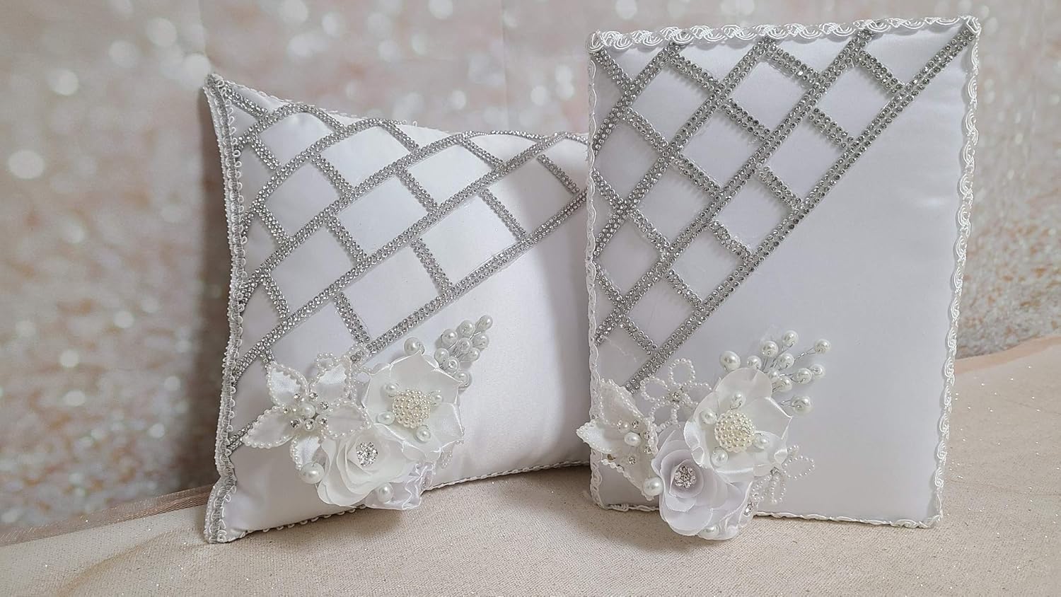 A&C Quinceañeras and More Wedding accessories Pillow set, Wedding Album Wedding Guest book Wedding Pillow Cojines de boda Our Wedding Pillows 2206