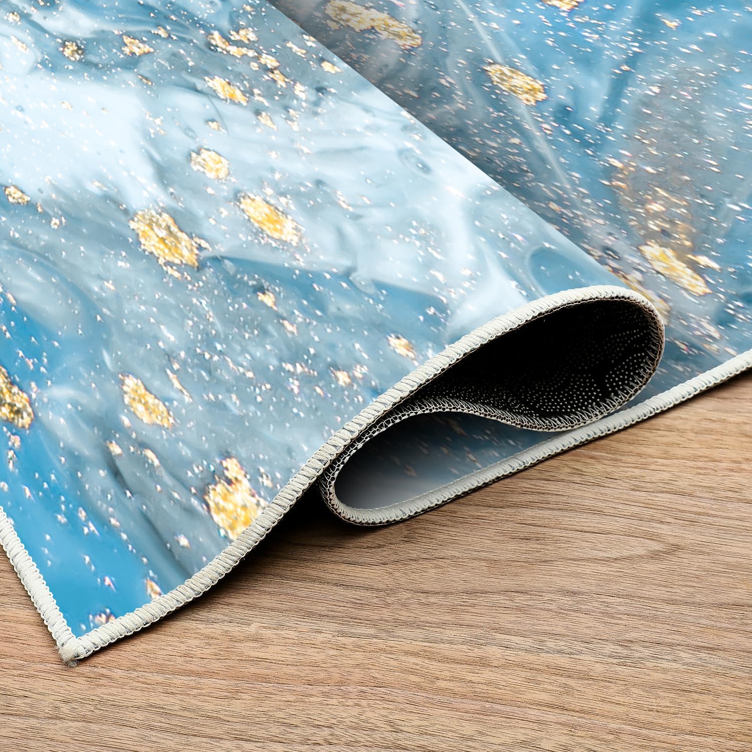 Alfombra de pasillo para pasillo de 31.5 x 70.9 in con respaldo de PVC antideslizante para cocina, entrada, sala de estar