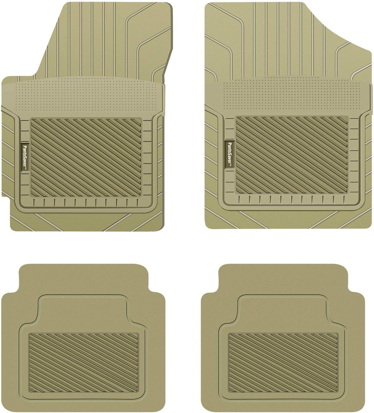 PantsSaver – Alfombrillas de coche para Mazda CX-3 2020, alfombrillas de piso resistentes (4 unidades), protección contra todo tipo de clima, color