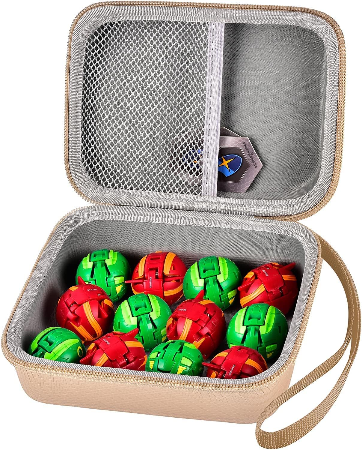 ALKOO Caja de almacenamiento de juguetes compatible con Bakugan Battle Planet, 12 unidades, funda para juguetes Bakugan 2023para BakuCorespara