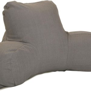 Majestic Home Goods Wales – Almohada de lectura, color gris Majestic Home Goods Wales – Almohada de lectura, color gris
