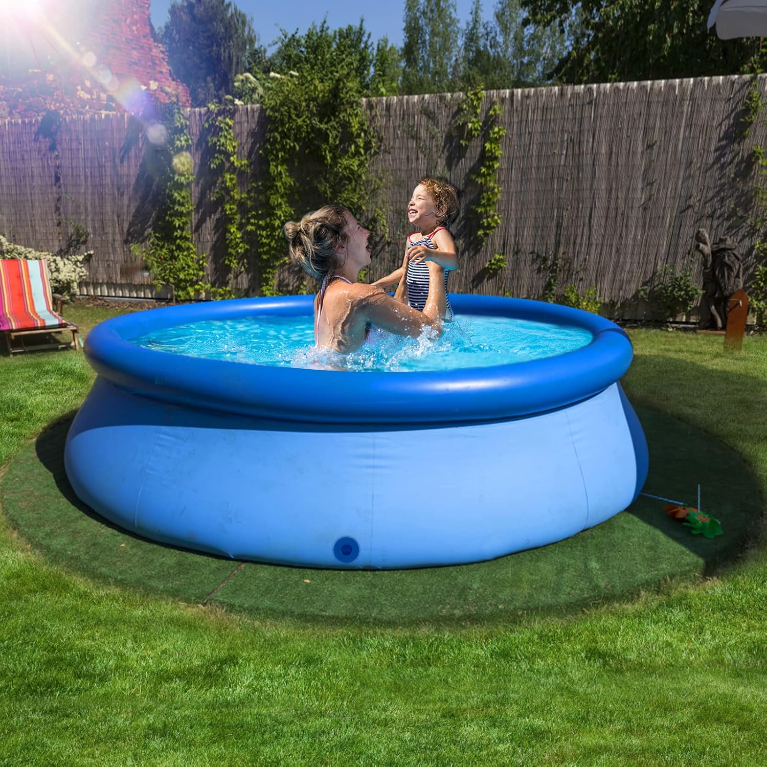 Tapones de piscina para piscina sobre el suelo, 6 tapones de tope de piscina, tapones de orificio de bomba de filtro de piscina, aptos para Intex