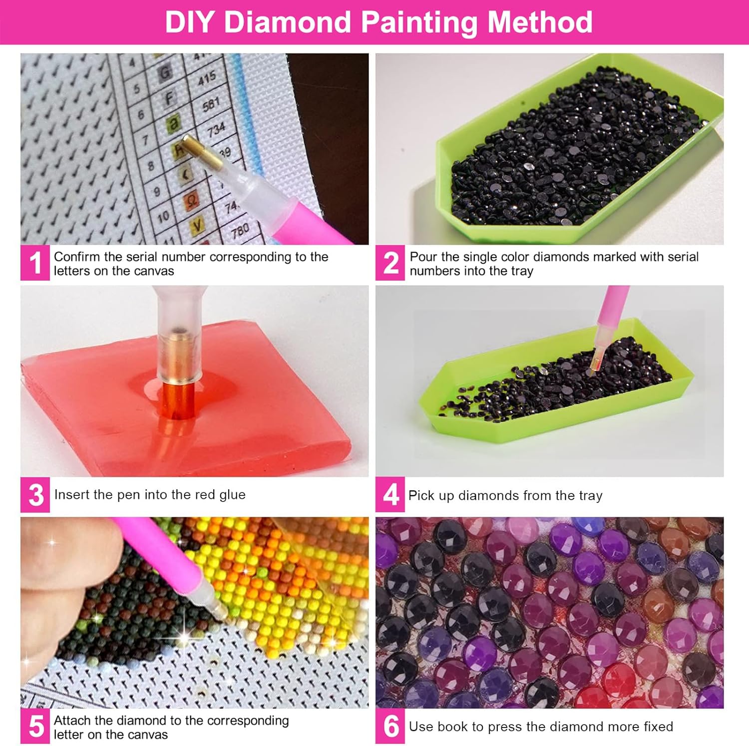 AIMUFAN Kits de pintura de diamantes grandes 5D para adultos, 27.5 x 15.7 pulgadas, puesta de sol, árbol, paisaje, kits de arte de diamantes grandes