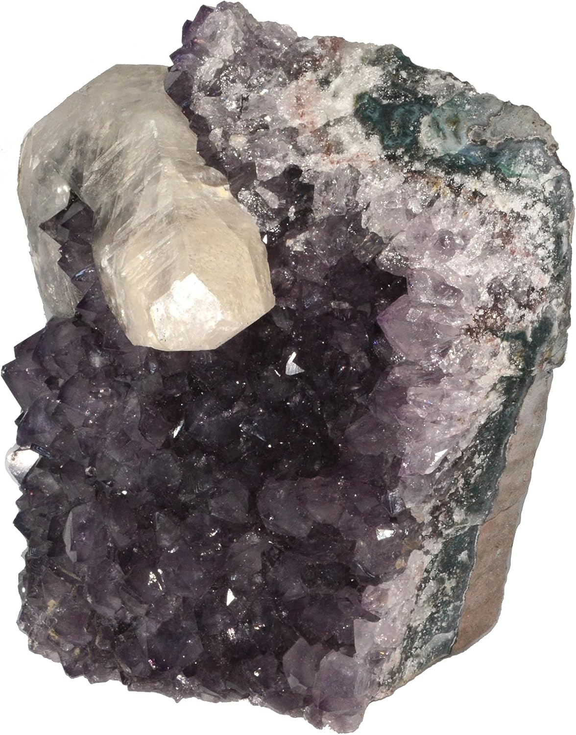 Colección de piedras curativas, base de corte amatista de alta energía, cristal espiritual decorativo para meditación, chakra, decoraciones únicas,