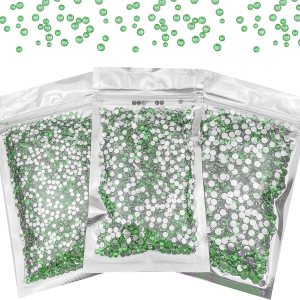 Mulutoo 18000 diamantes de imitación de resina con parte trasera plana de 0.118 pulgadas, 0.117 pulgadas, 0.117 pulgadas, de resina no termofija, Mulutoo 18000 diamantes de imitación de resina con parte trasera plana de 0.118 pulgadas, 0.117 pulgadas, 0.117 pulgadas, de resina no termofija,