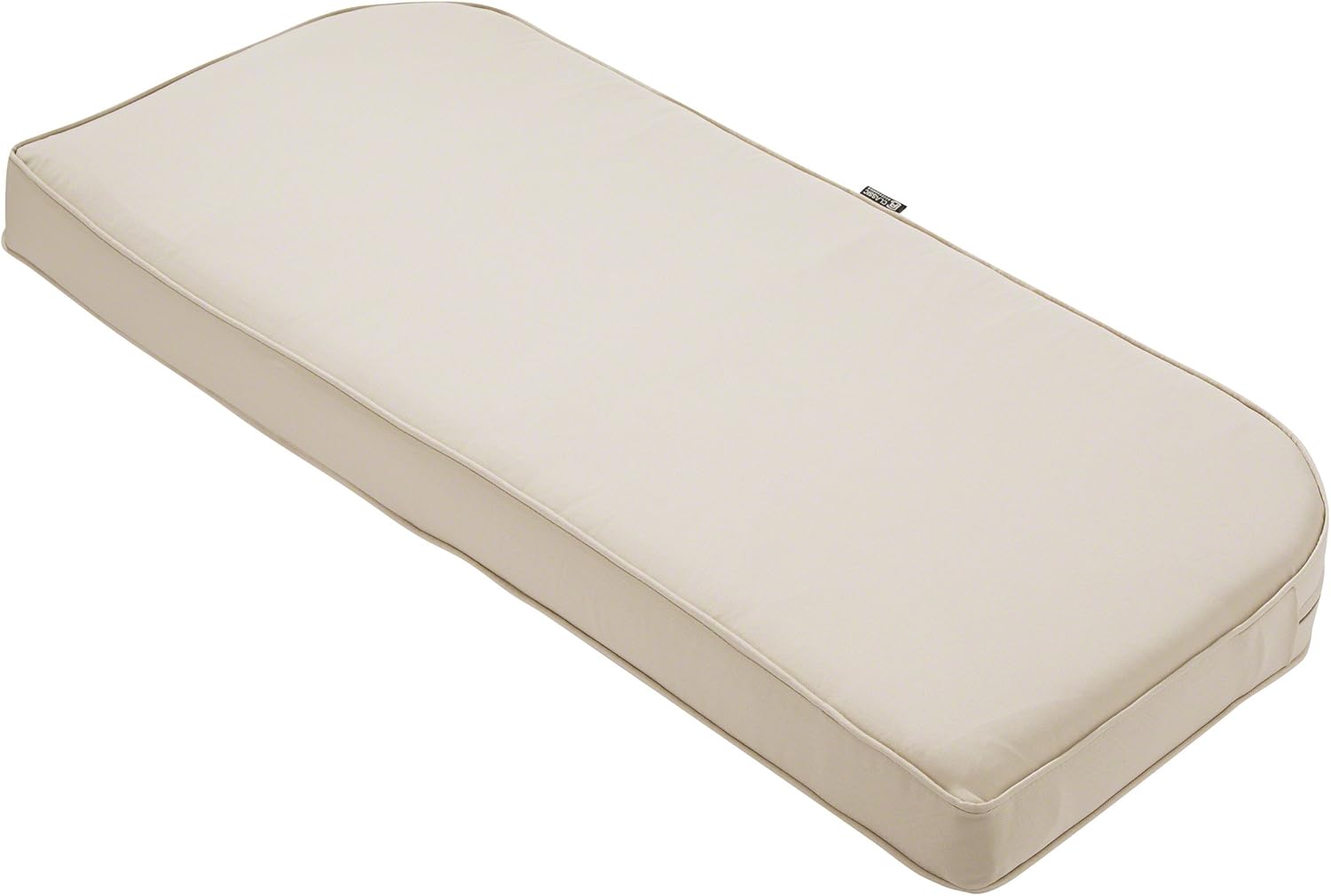 Classic Accessories, Montlake FadeSafe – Cojín de respaldo contorneado para banco o sofá de dos puestos de exteriores y patio, tela resistente al